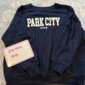 Old Navy Dark Blue Crew Neck Sweater